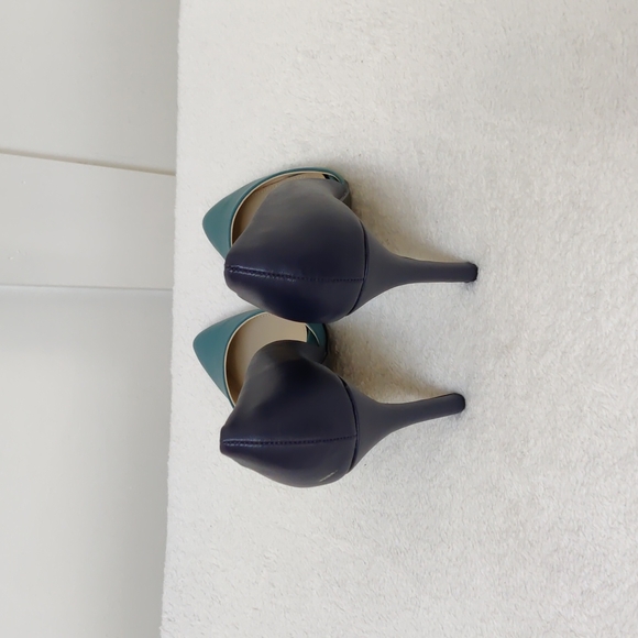 3 for $25 Sale!!! Mia Teal & Navy pumps size 7.5 - Picture 3 of 6